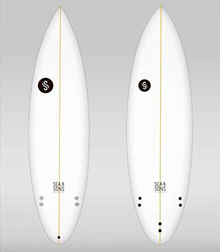 Sea &amp; Sons Shooter 6'6"-Volumen 37.65 litros Tabla De Surf
