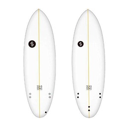 Sea &amp; Sons Eggy 6'8" Tabla De Surf, Unisex Adulto, Blanco