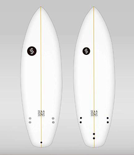 Sea &amp; Sons The Assistant 5'8" Tabla De Surf, Unisex Adulto